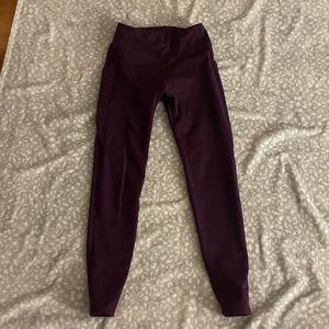 Purple Womens Leggings